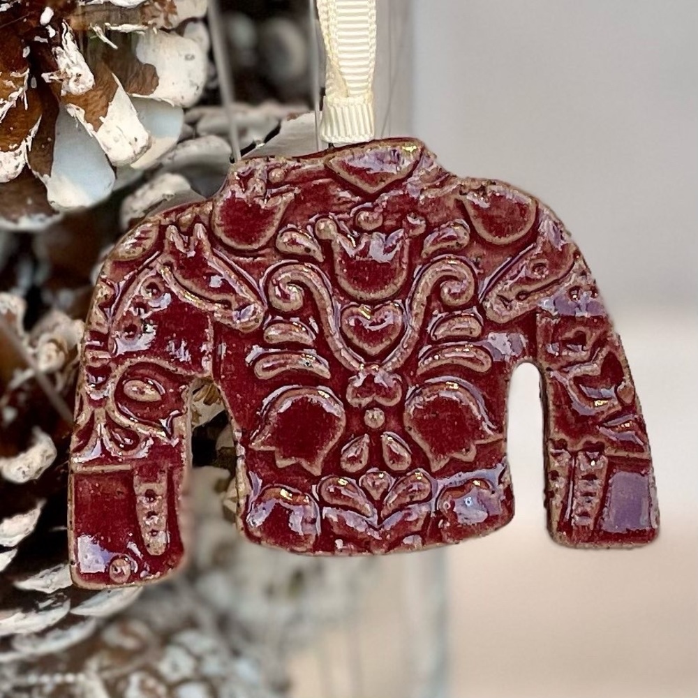 Ugly sweater ornament